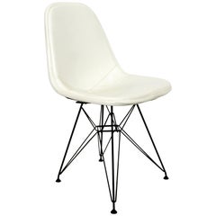 Mid-Century Modern Eames Herman Miller Eiffel Tower Leather DKR Side Chair 1960s