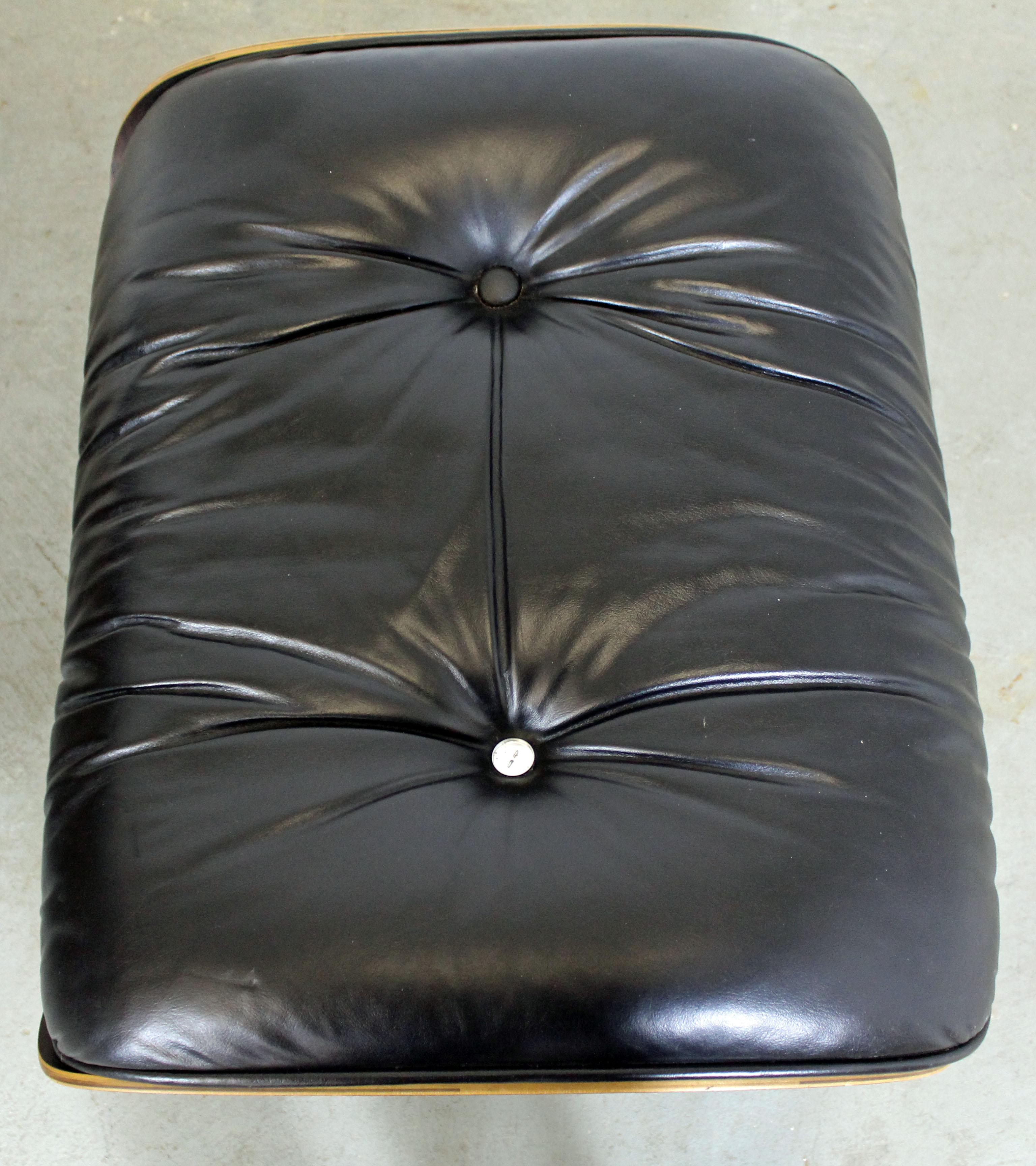 Mid-Century Modern Eames Herman Miller Rosewood Lounge Chair 670 & Ottoman 671 2