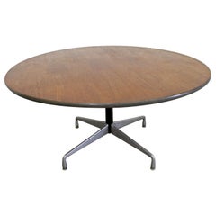 Mid-Century Modern Eames Herman Miller Round Conference/Dining Table