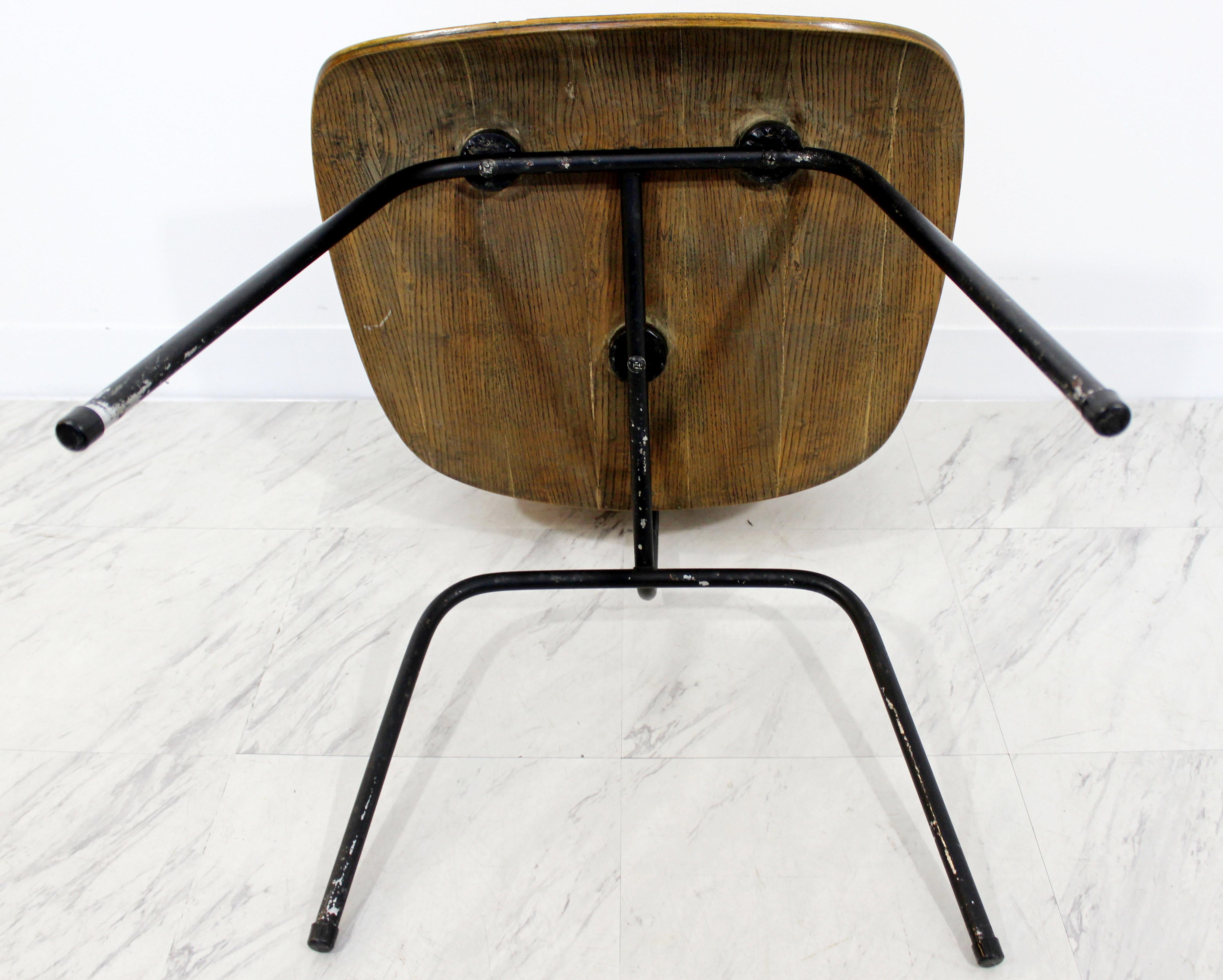 Mid-Century Modern Early Ash Eames for Herman Miller DCM Side Chair, 1950s 3