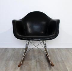 Mid-Century Modern Early Charles Eames Eiffel Tower Rocker Rocking Chair, 1950s