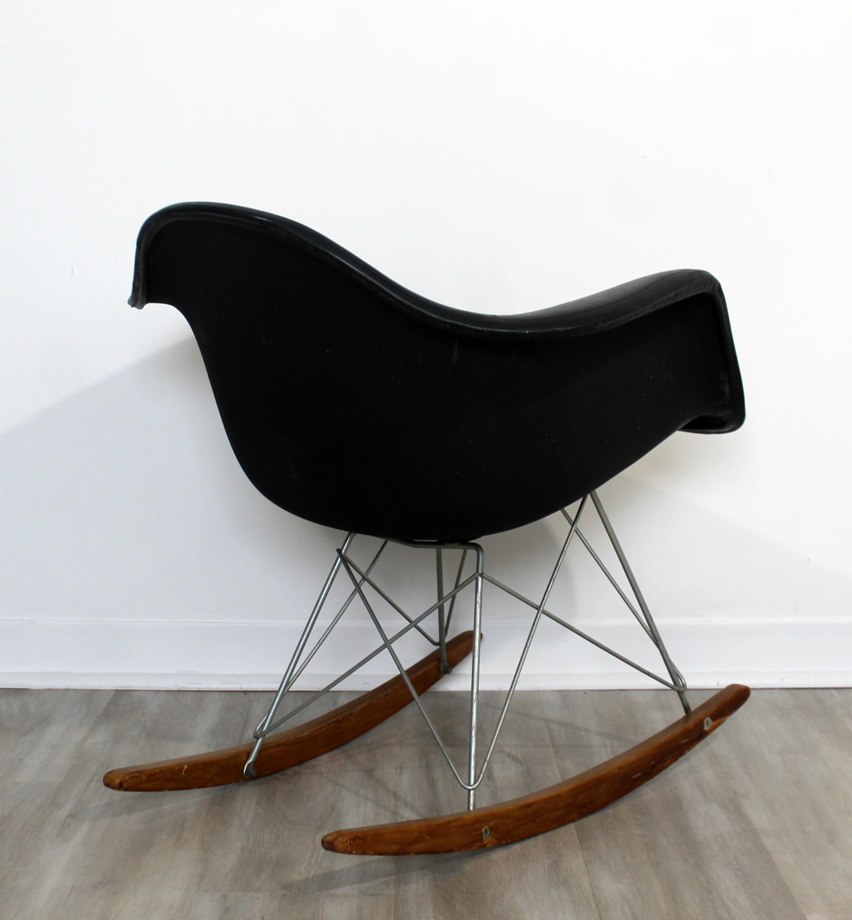 Mid-20th Century Mid-Century Modern Early Charles Eames Eiffel Tower Rocker Rocking Chair, 1950s