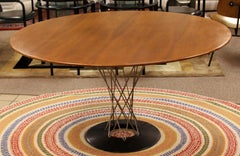 Mid-Century Modern Early Isamu Noguchi Knoll Cyclone Walnut Dining Table, 1960s