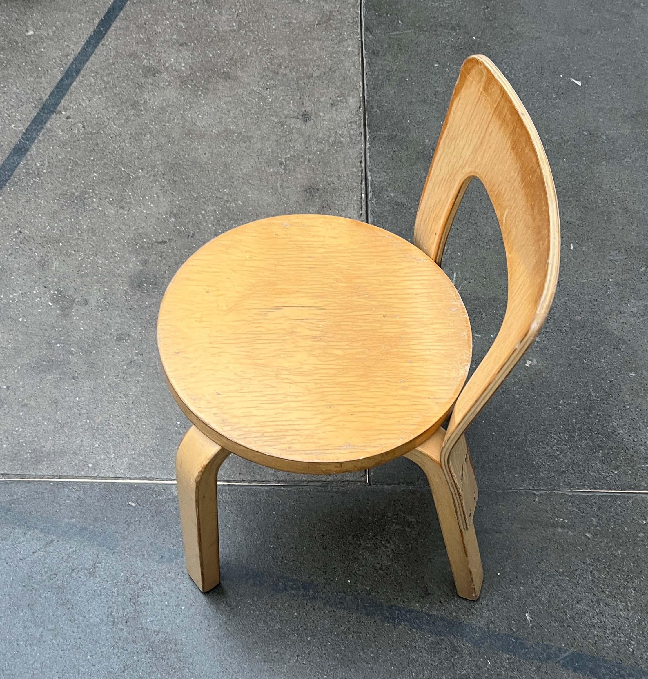 Finlandese Sedia per bambini N65 di metà secolo Alvar Aalto+Aalto Finlandia 1960s in vendita