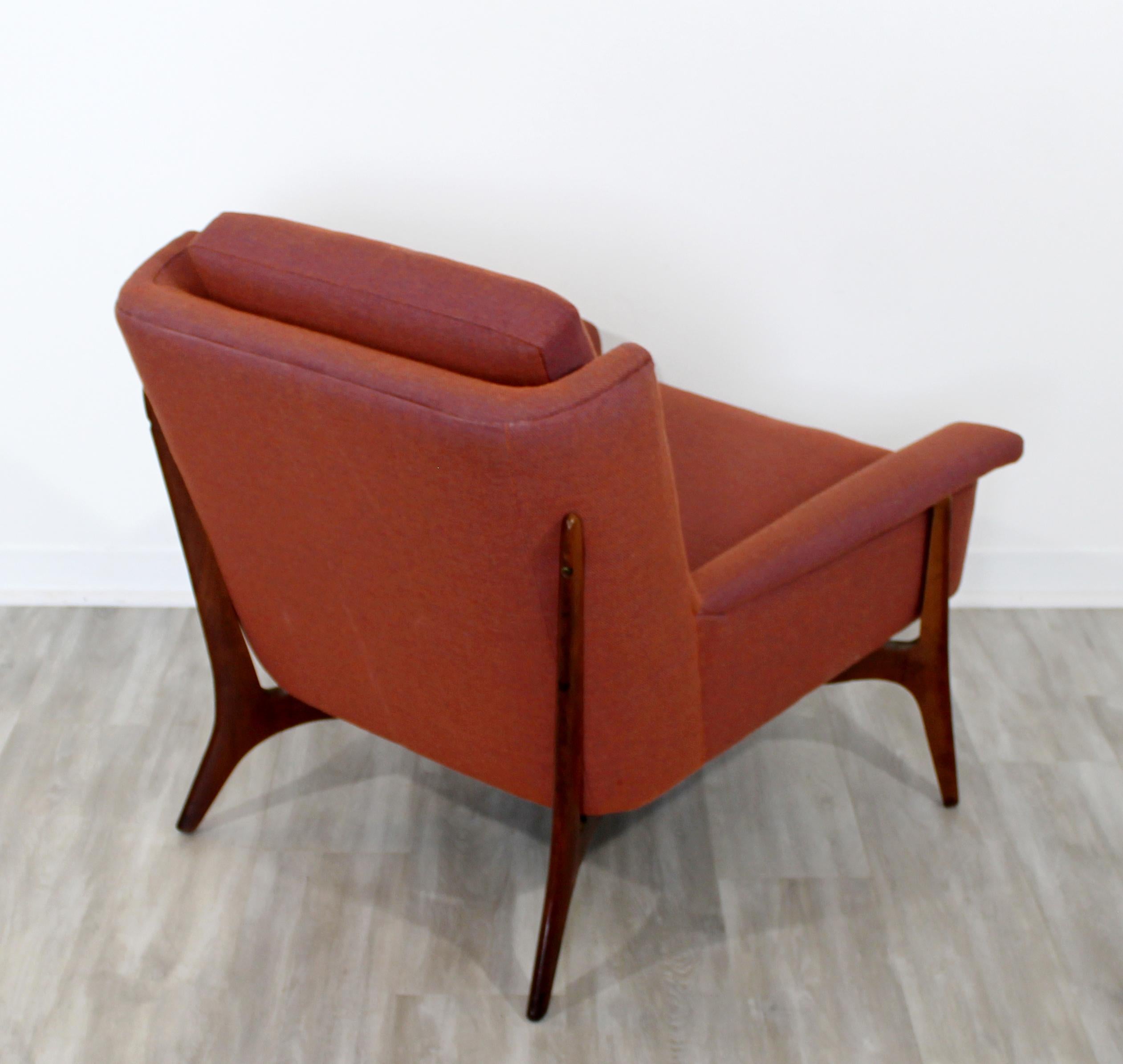 Mid-Century Modern Early Sculptural Wood Lounge Armchair, 1950s 1