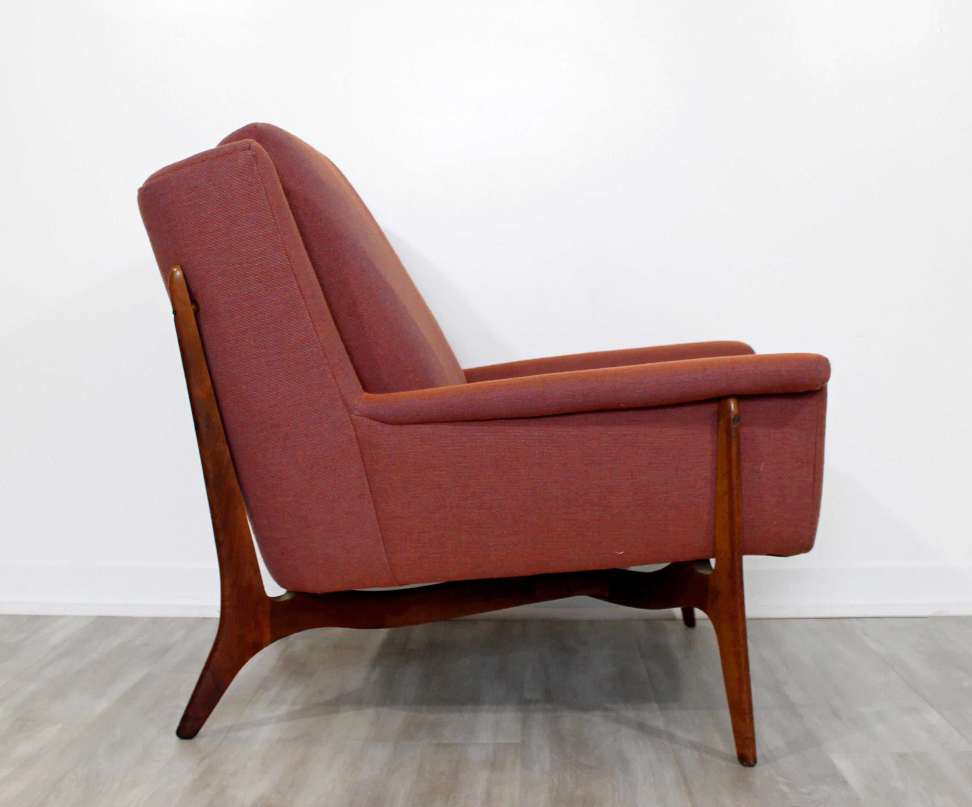 Mid-Century Modern Early Sculptural Wood Lounge Armchair, 1950s 2