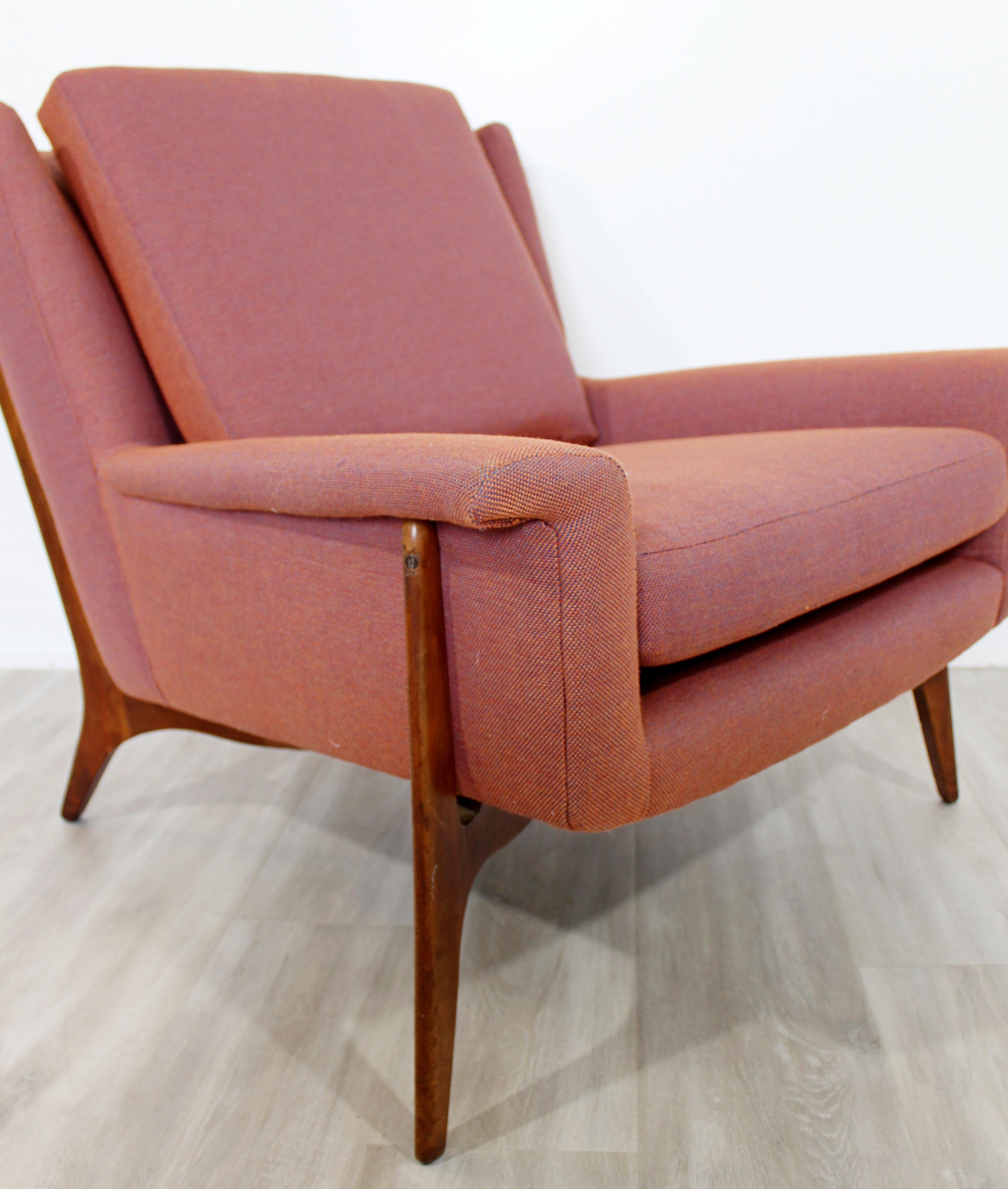 Mid-Century Modern Early Sculptural Wood Lounge Armchair, 1950s 3