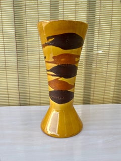 Mid Century Modern Earth Wrap Ceramic Vase by Royal Haeger Pottery. Circa 1960s.