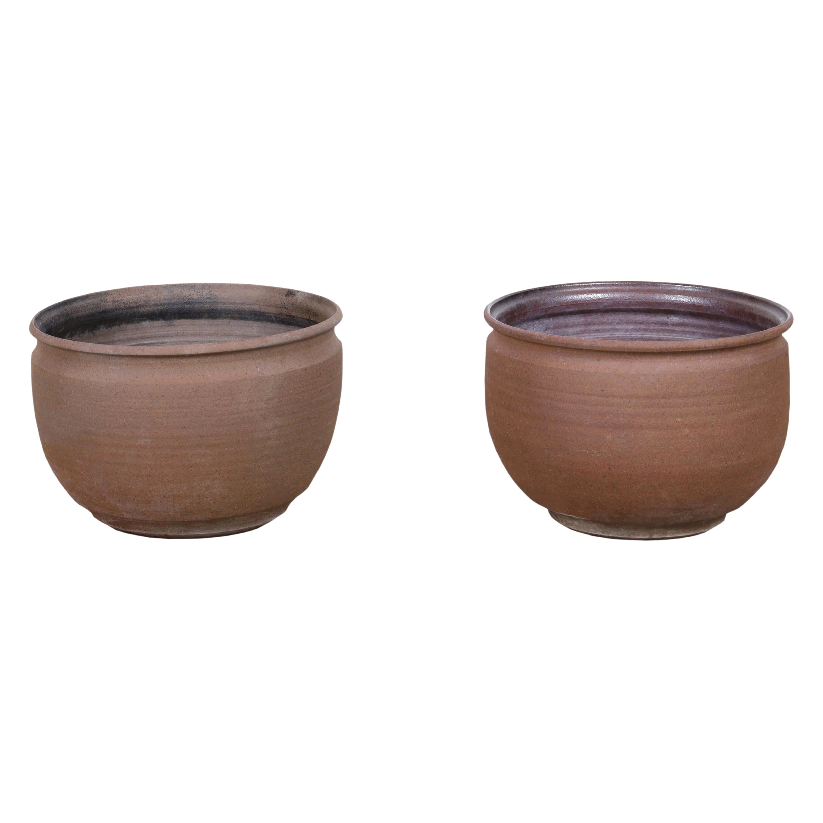 Fioriera in ceramica Earthgender moderna di metà secolo di David Cressey and Robert Maxwell