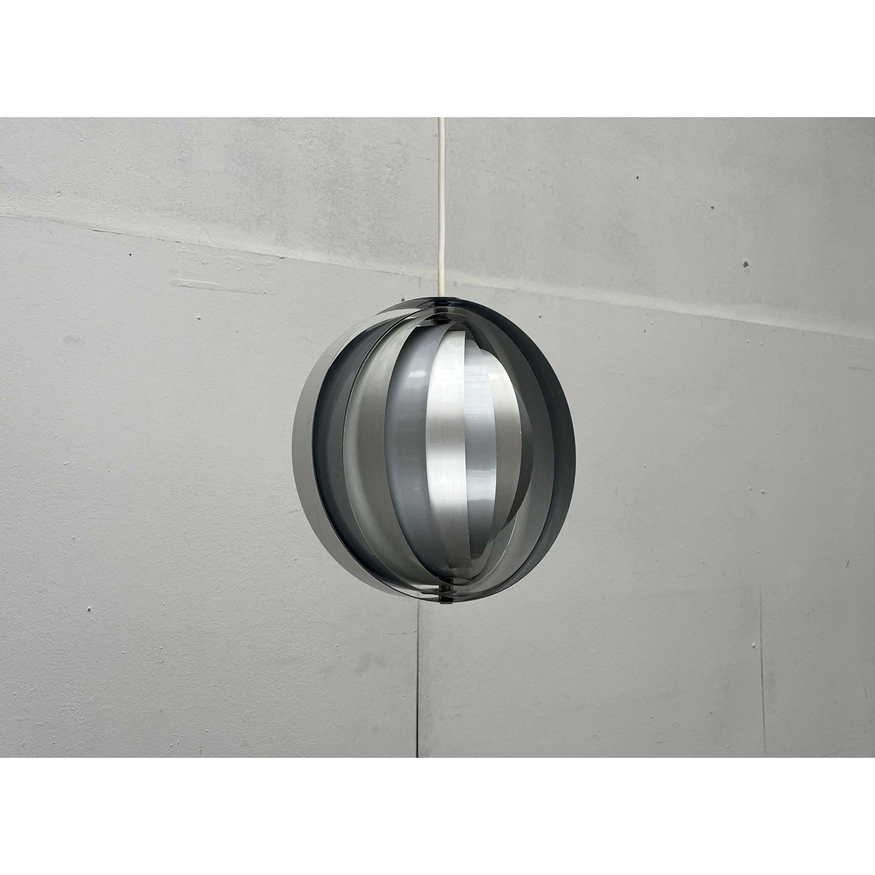 Moderne ostdeutsche Mond-Pendelleuchte von Verner Panton, 1960er Jahre im Angebot 3