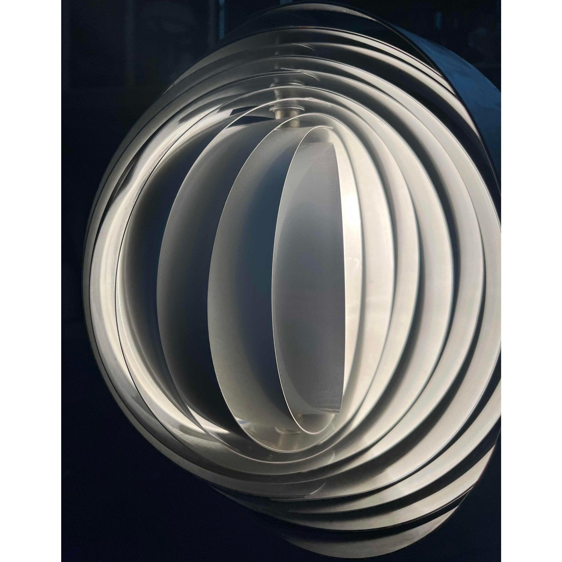 Moderne ostdeutsche Mond-Pendelleuchte von Verner Panton, 1960er Jahre im Angebot 6