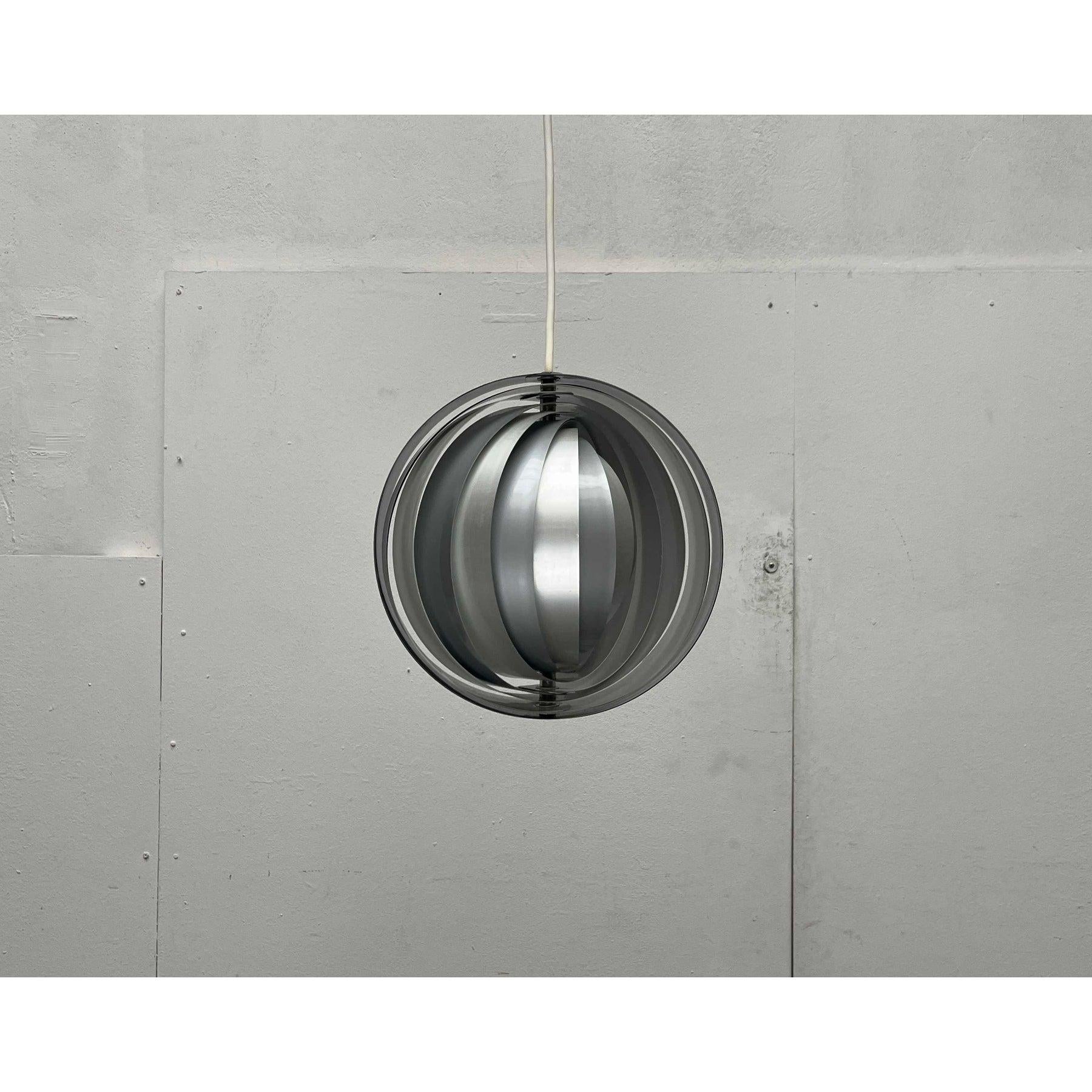 Moderne ostdeutsche Mond-Pendelleuchte von Verner Panton, 1960er Jahre im Angebot 10
