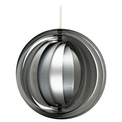 Moderne ostdeutsche Mond-Pendelleuchte von Verner Panton, 1960er Jahre