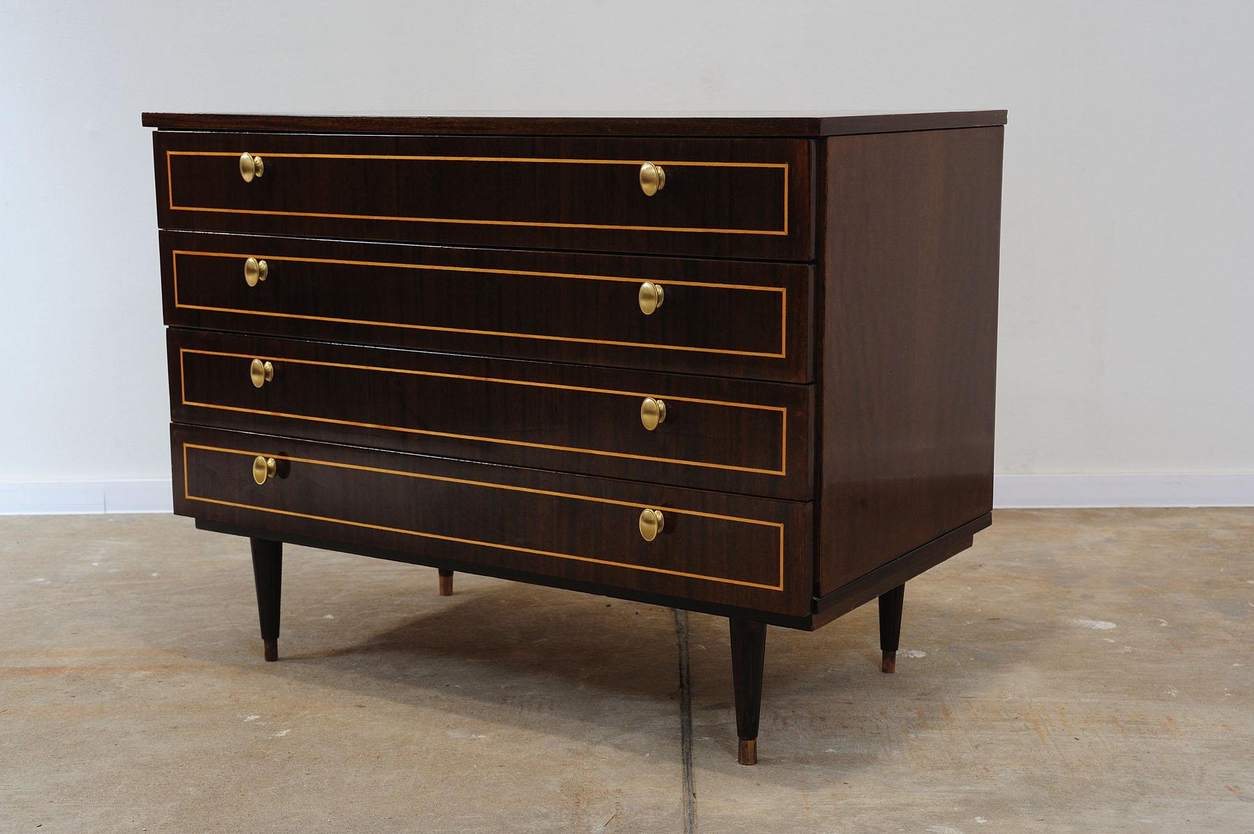 Mid century modern Eastern Bloc Vintage chest of drawers, 1970´s, Soviet Union For Sale 4