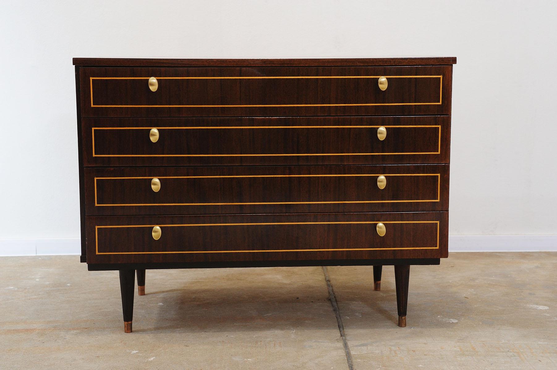 Mid-Century Modern Mid century modern Eastern Bloc Vintage chest of drawers, 1970´s, Soviet Union For Sale