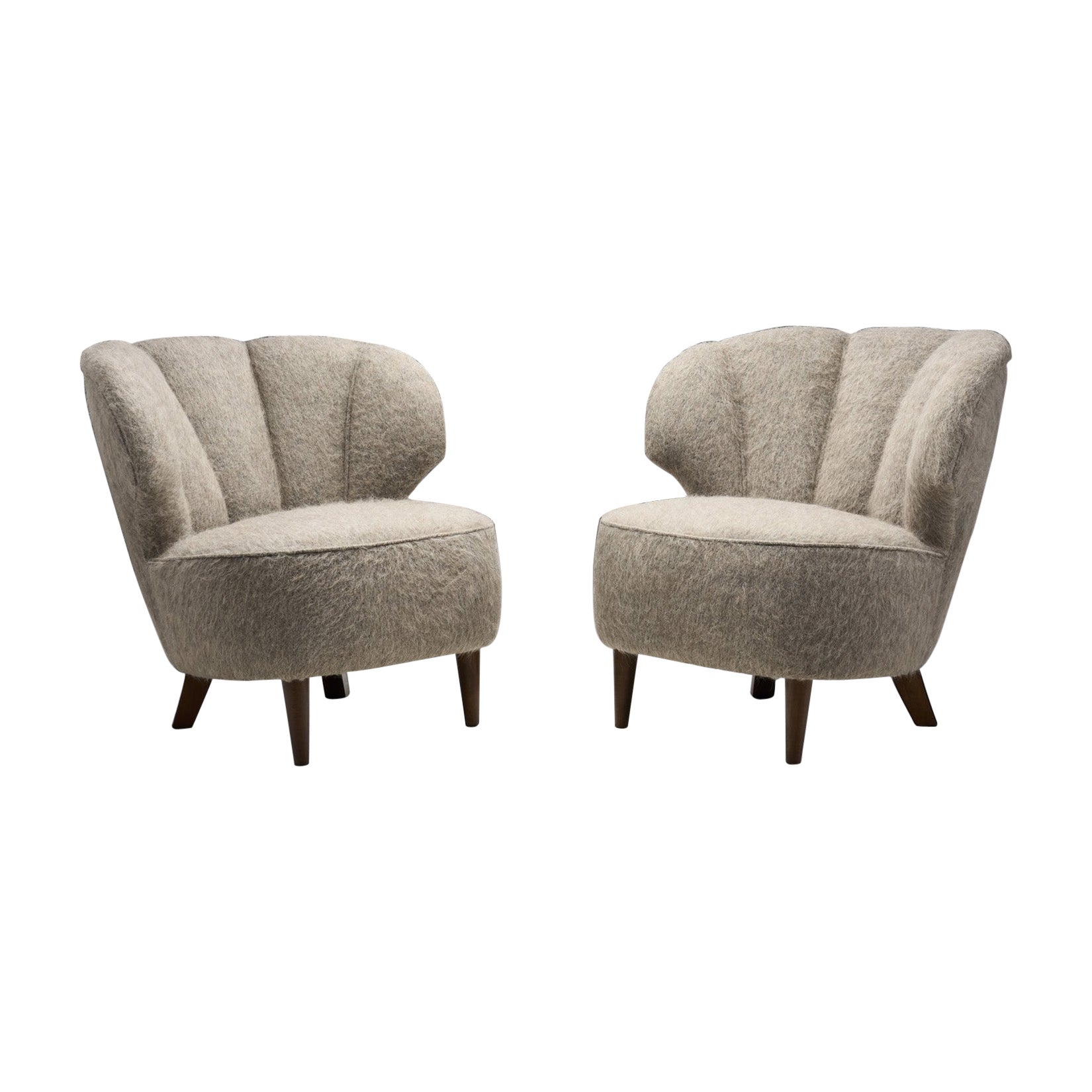 Chaises de salon The Modernity avec pieds en Wood Wood laqué, Scandinavie 1950s