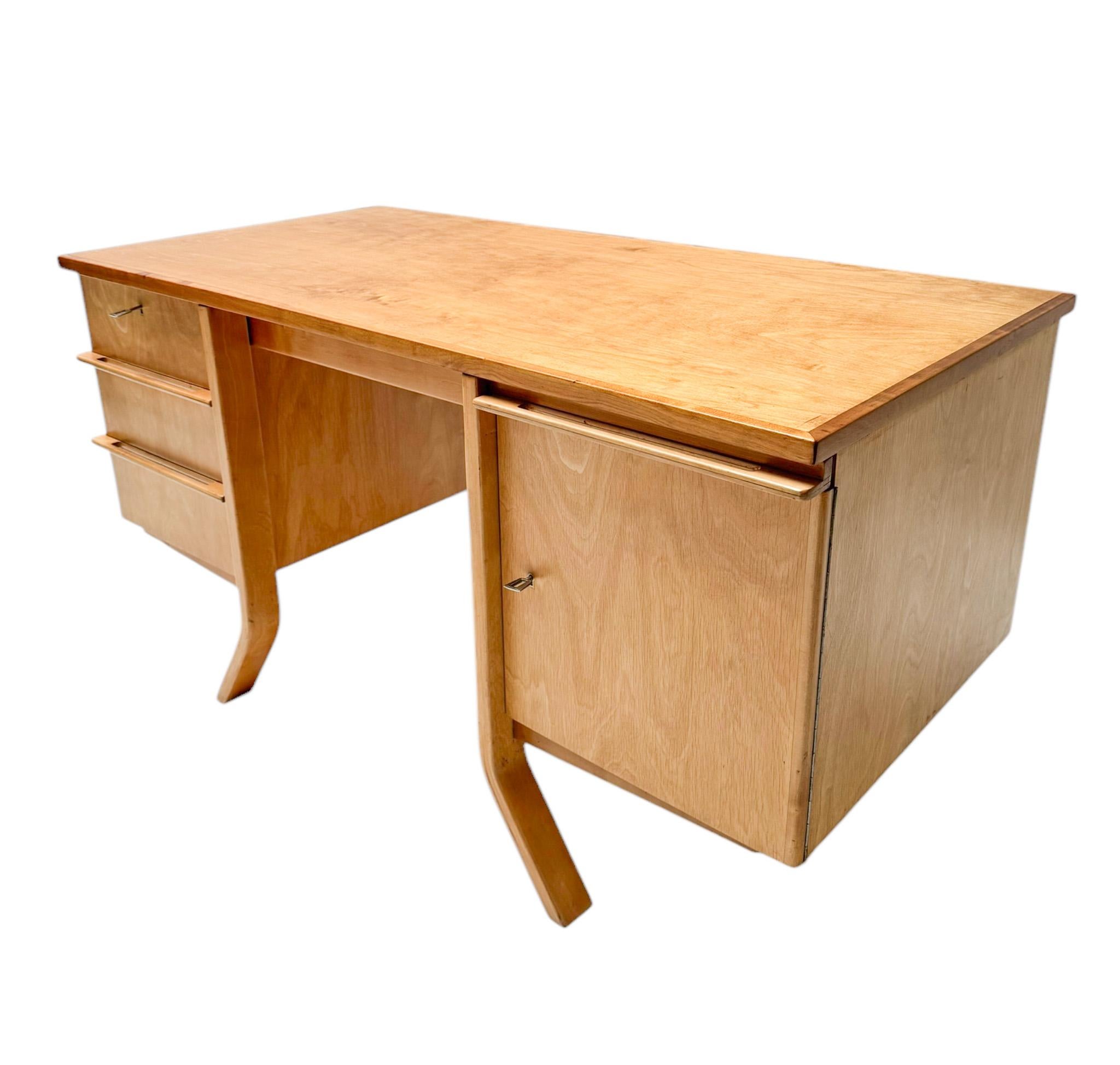 Mid-Century moderno Scrivania EB04 di Cees Braakman per Pastoe, anni '50, stile metà secolo moderno in vendita