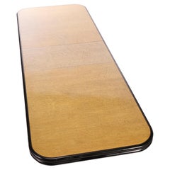 Mid-Century Modern Ebonized & Birdseye Maple Banquet or Conference Table, C1960
