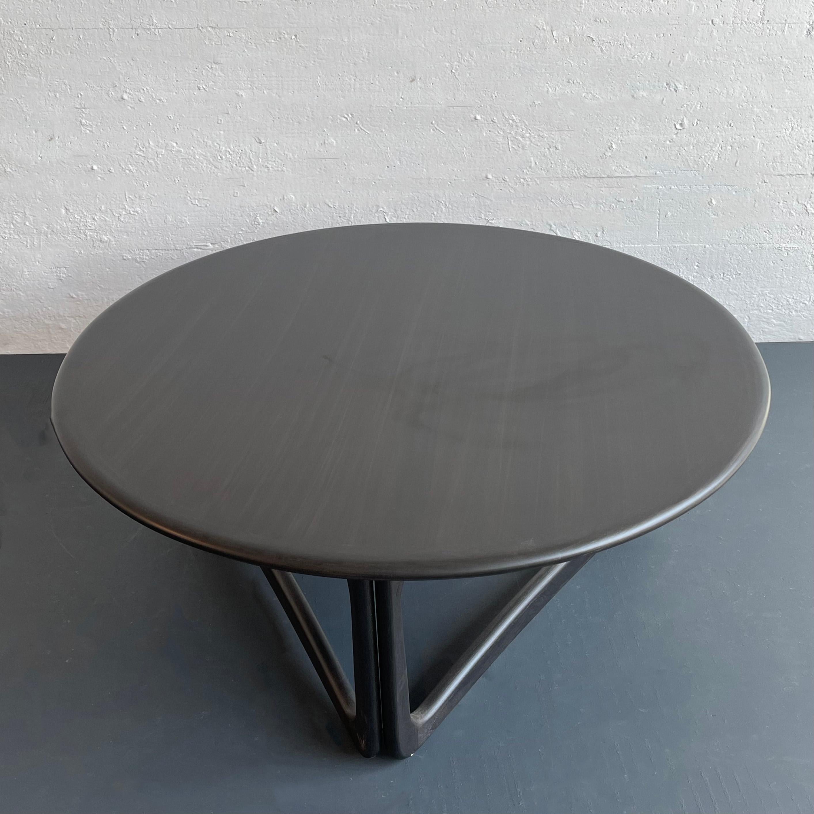 20th Century Mid-Century Modern Ebonized Coffee Table By Warren C Church For Lane Perception