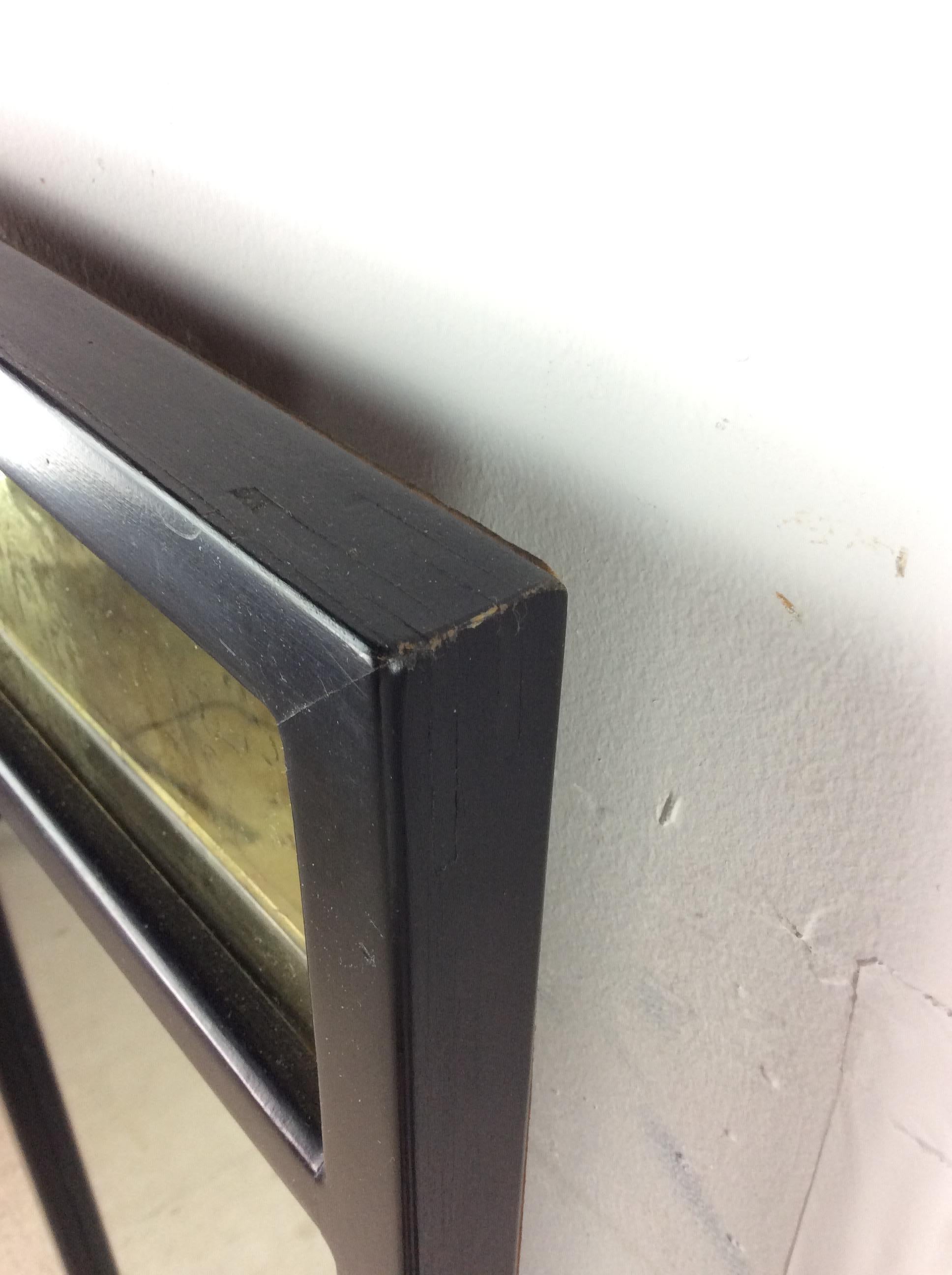 Mid Century Modern Ebonized Wall Mirror by American of Martinsville 6