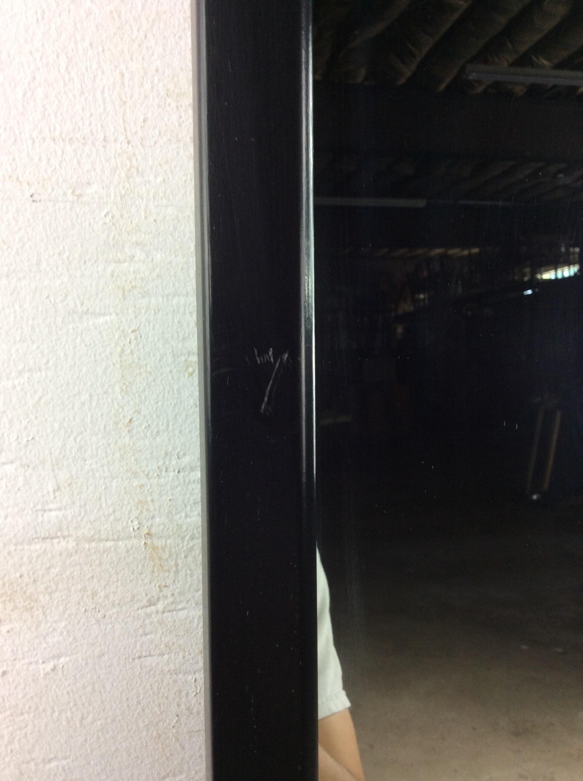 Mid Century Modern Ebonized Wall Mirror by American of Martinsville 12