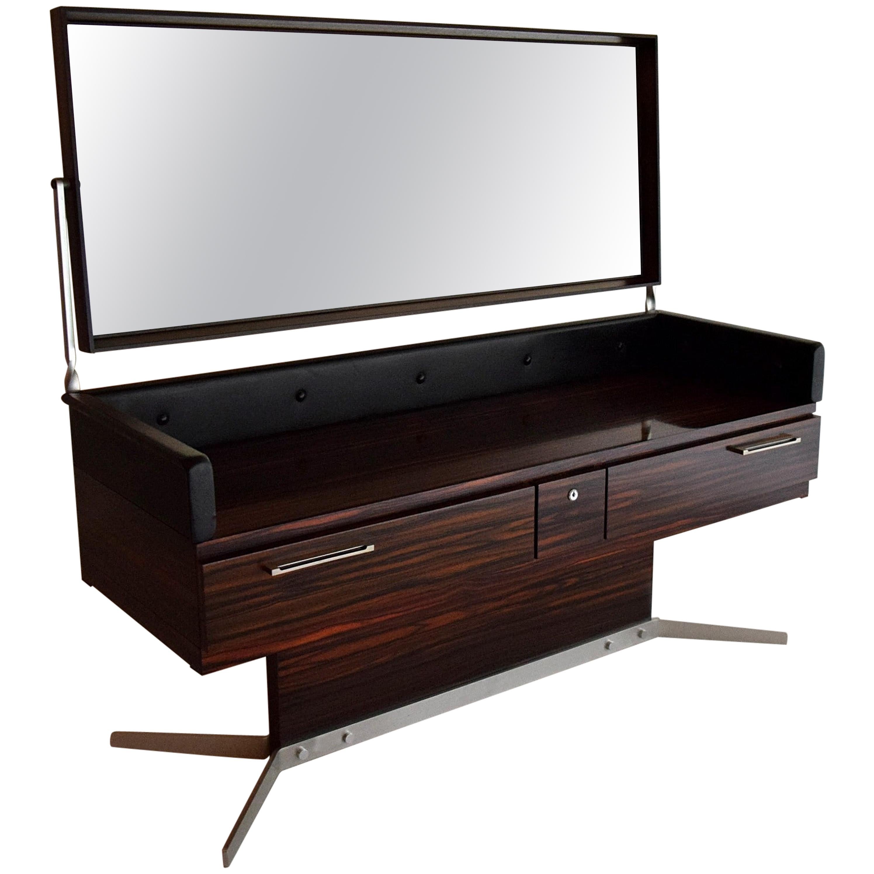 Mid-Century Modern Wooden Vanity For Sale