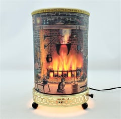 Mid-Century Modern Econolite Fireside Cat & Dog Motion Table Lamp or Light