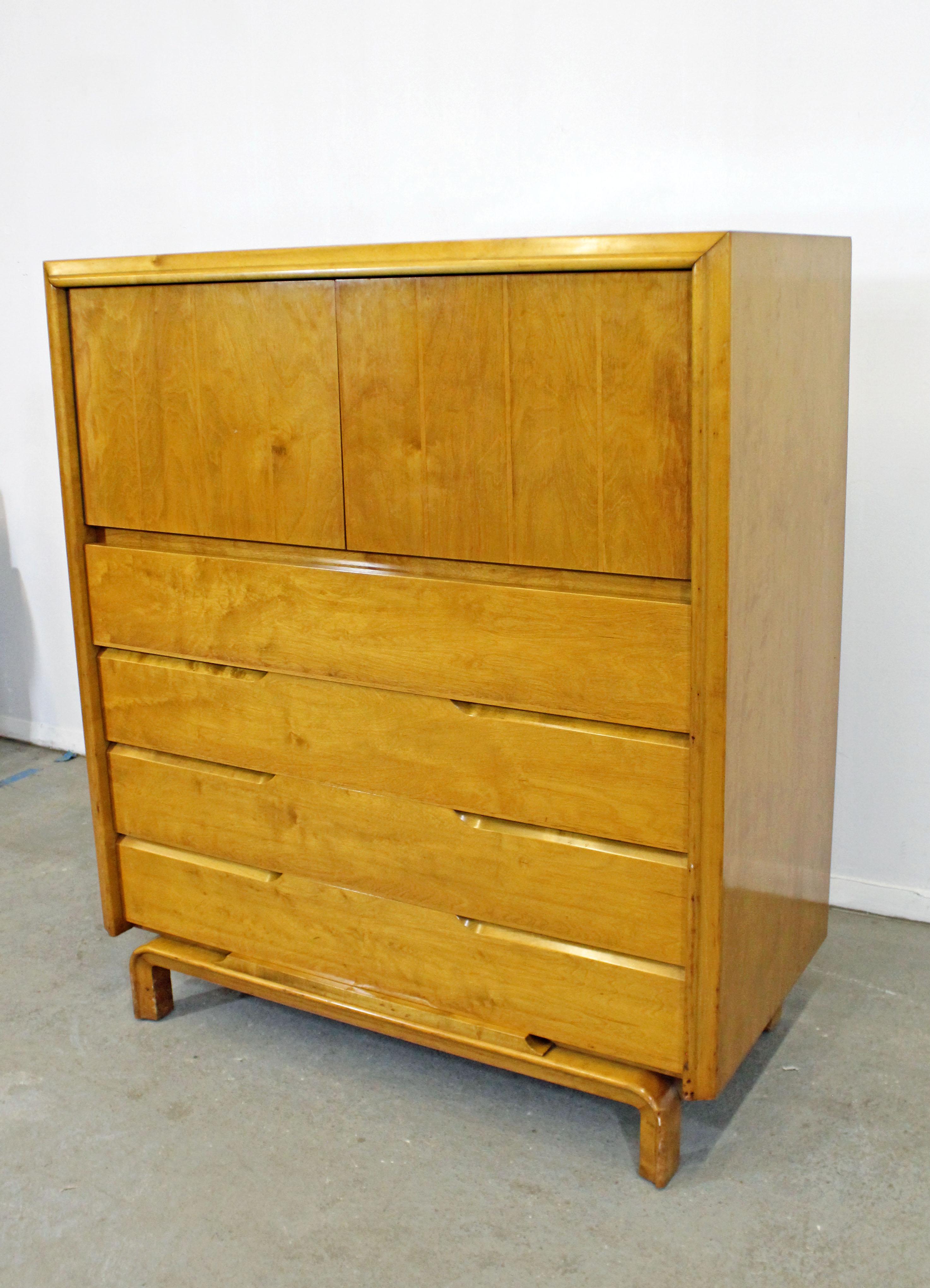 Mid-Century Modern Commode haute Edmond J. Spence moderne du milieu du siècle dernier en vente