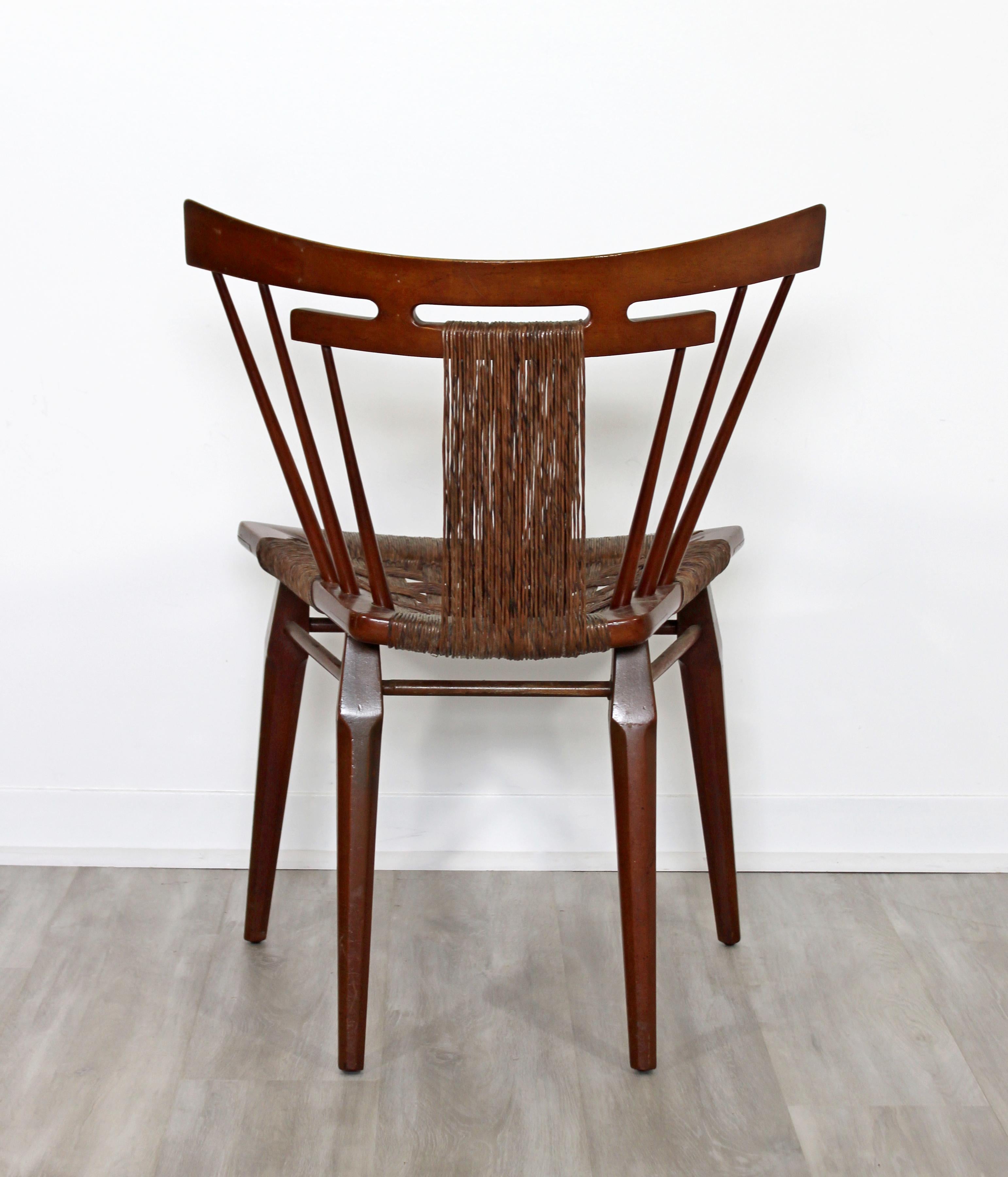 Mid-Century Modern Edmund Spence Yucatan Side Chair 1950s McCobb Nakashima Era 5