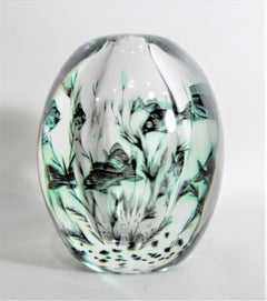 Moderne Fischvase "Graal" von Edward Hald für Orrefors aus der Jahrhundertmitte