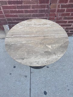 Mid Century Modern Edward Wormley for Dunbar “Sheaf of Wheat” Marble Top Table