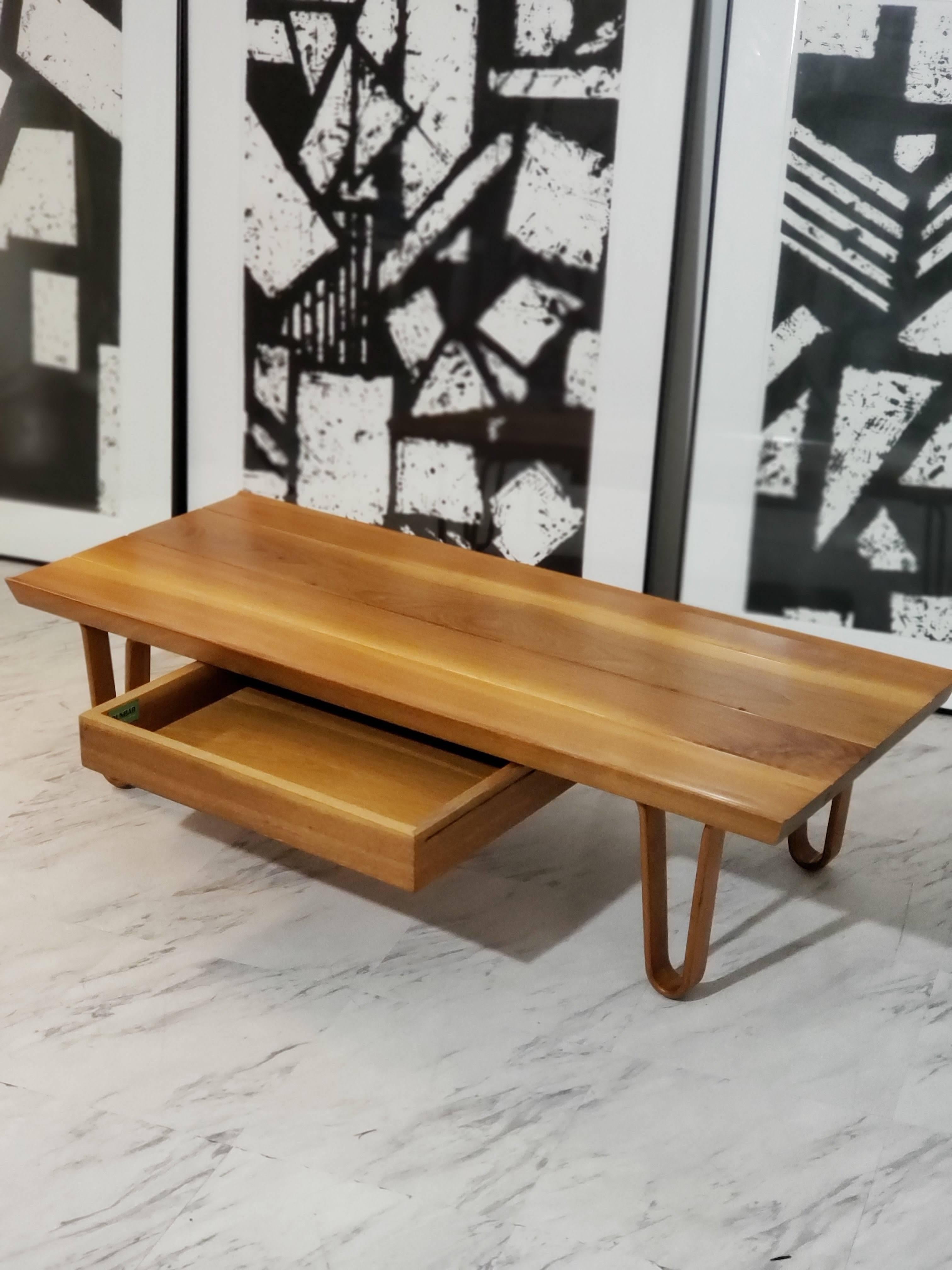 Mid-20th Century Mid-Century Modern Edward Wormley for Dunbar Walnut Long John Bench/Coffee Table