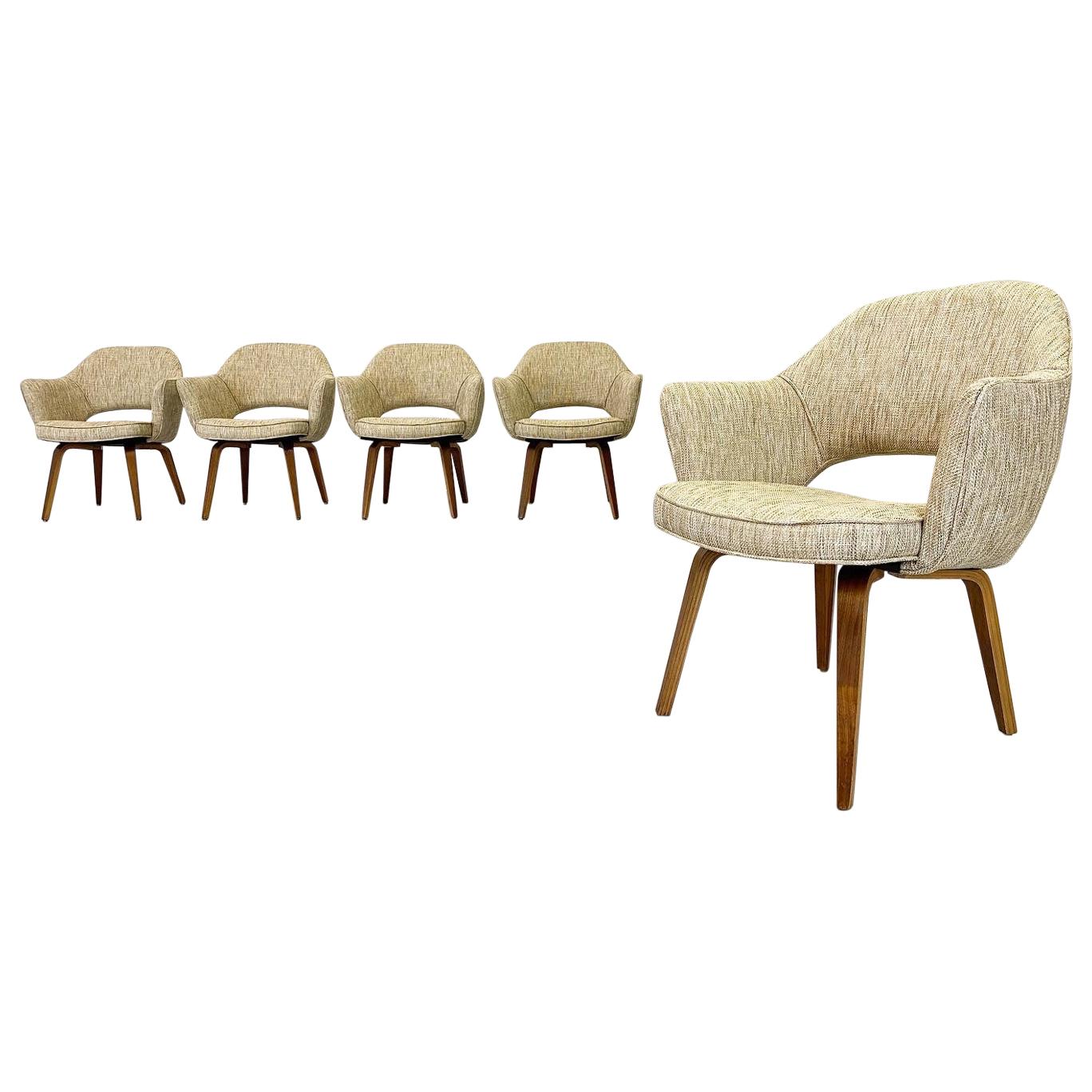 Mid-Century Modern Eero Saarinen Executive Chairs, Knoll