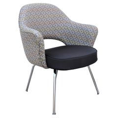 Mid-Century Modern Eero Saarinen for Knoll Brown Executive Arm Chair
