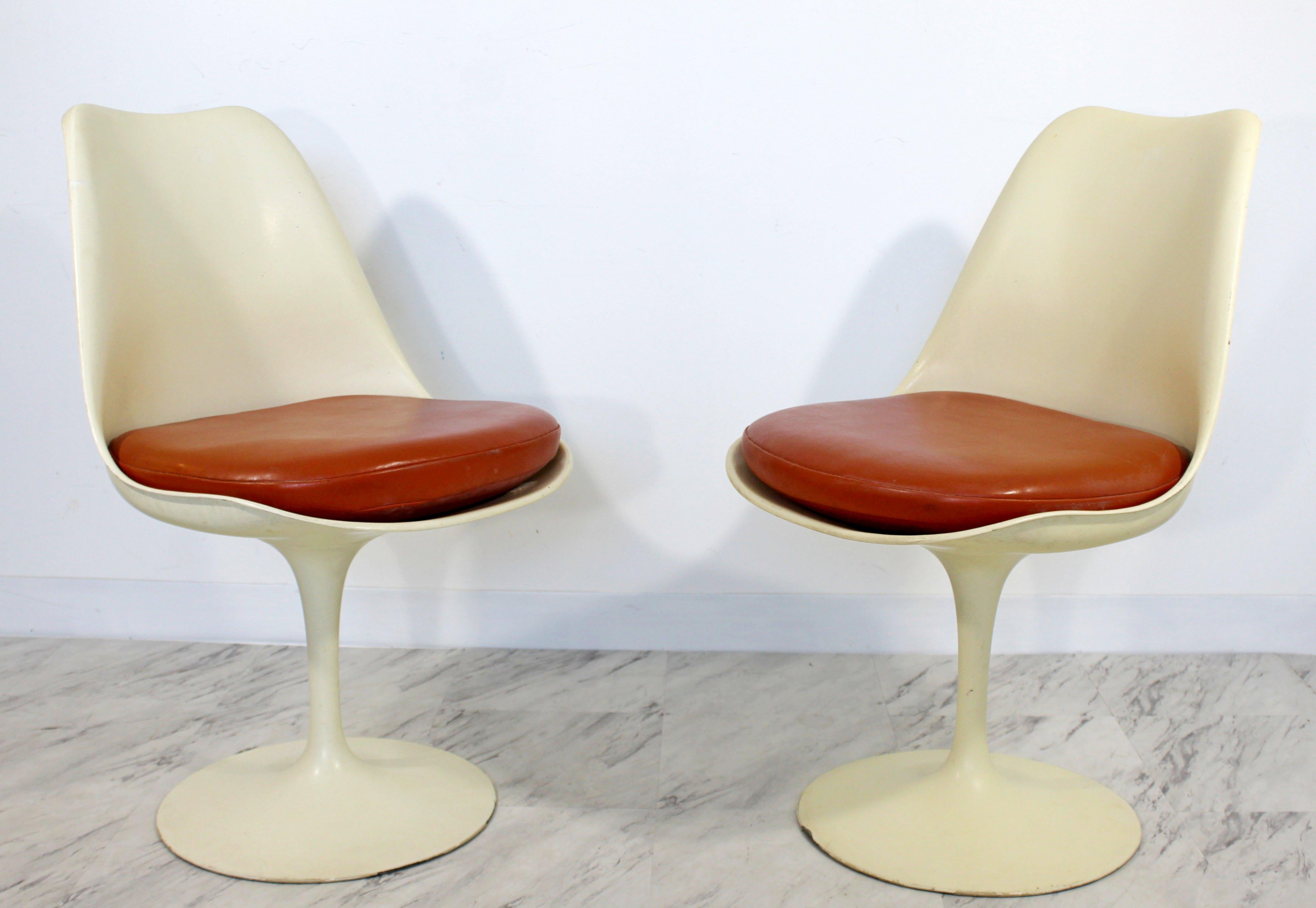 Mid-20th Century Mid-Century Modern Eero Saarinen for Knoll Set of Six Tulip Side Dining Chairs