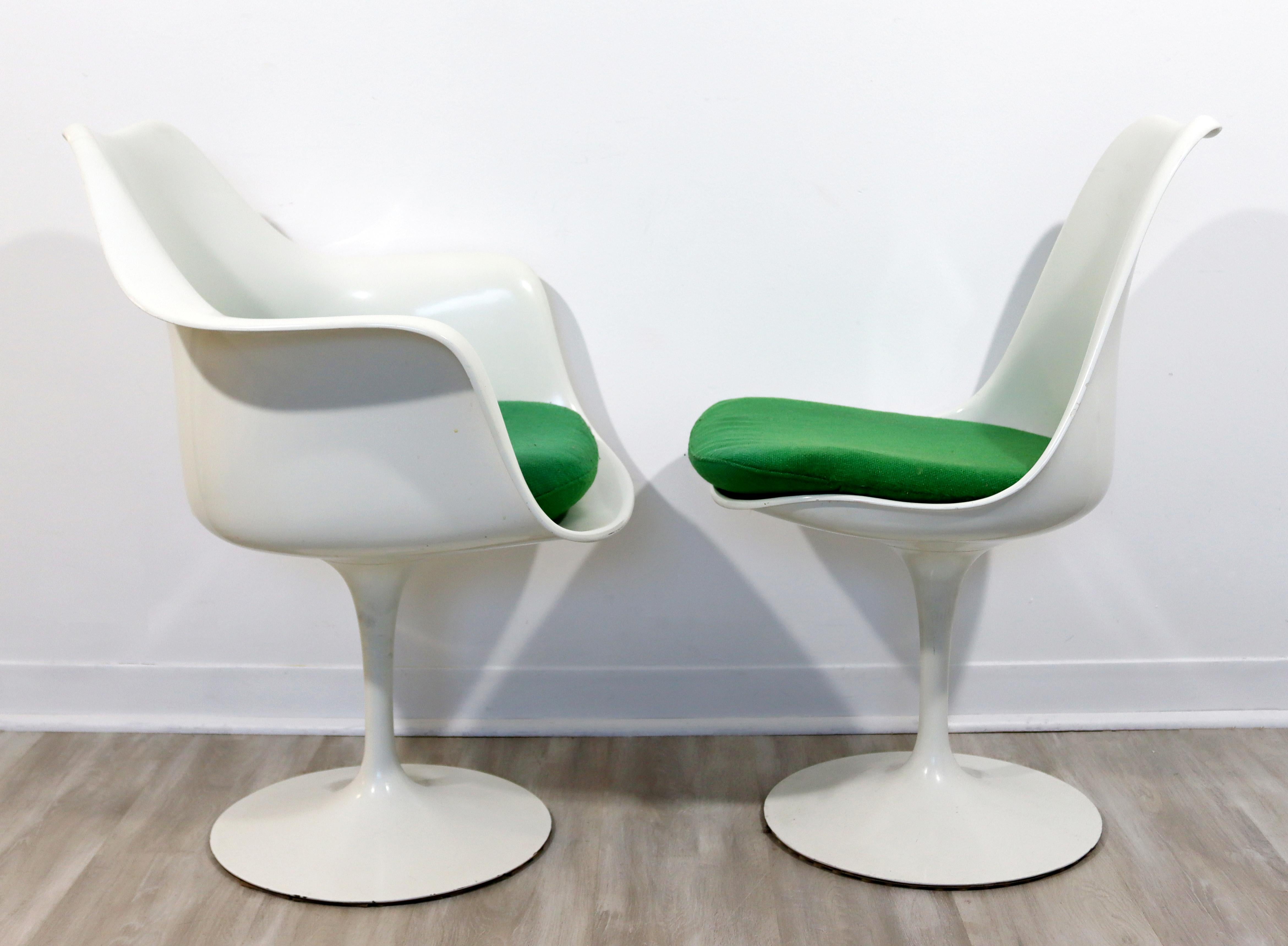 Mid-20th Century Mid-Century Modern Eero Saarinen for Knoll Tulip Set of 6 Dining Chairs, 1950s