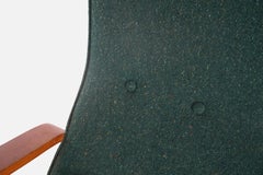 Silla Grasshopper laminada y tapizada de Eero Saarinen, moderna de mediados de siglo C1960