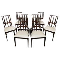 Mid-Century Modern Eight Broyhill "Brasilia" Dining Chairs