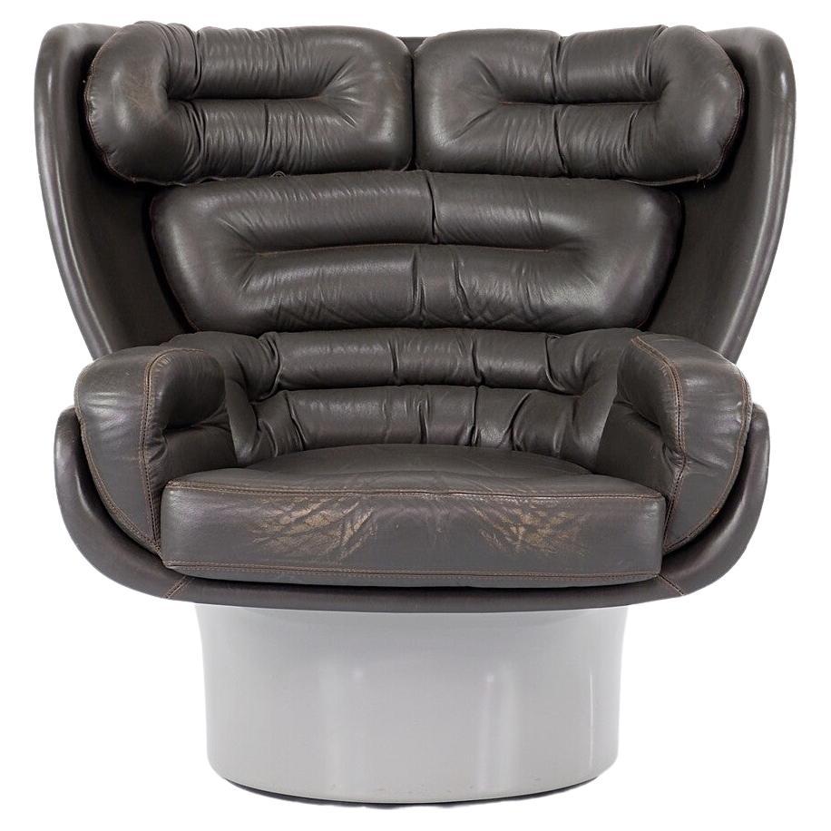Mid-Century Modern "Elda" Lounge Chair by Joe Colombo for Comfort