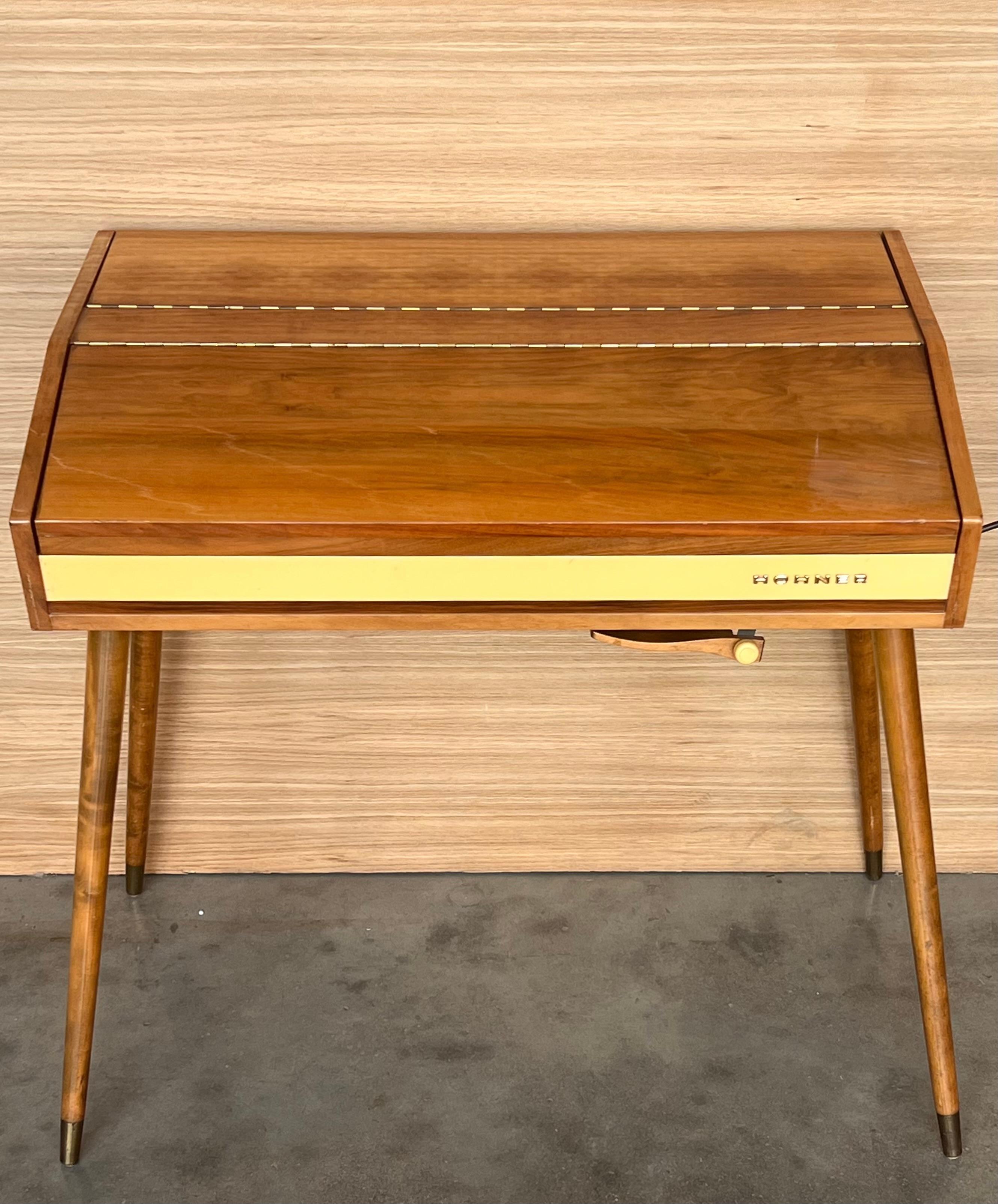 German Mid Century Modern Electric Piano, Hohner