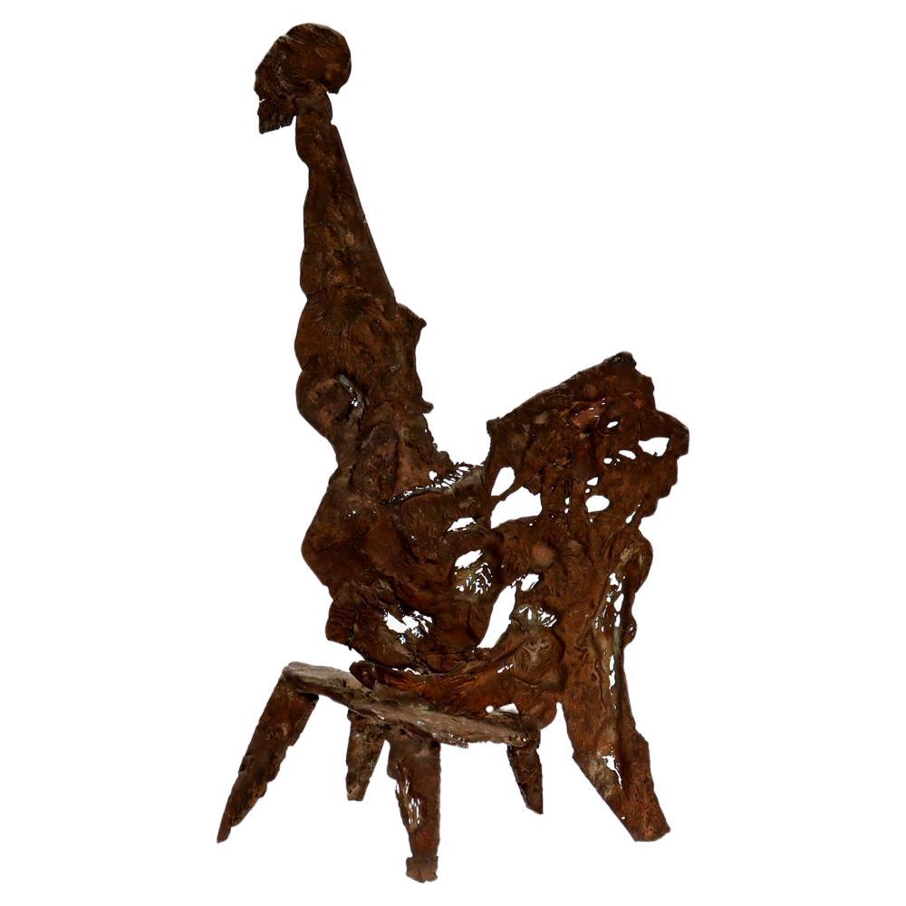 The Moderns Sculpture abstraite électroformée (d'un coq) en vente