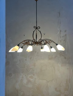 Mid-Century Modern Elegant Italian Chandelier from the 1950s by Stilnovo