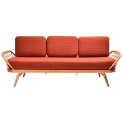 Retro Mid-Century Modern Elm and Beech Sofa by Lucian Ercolani for Ercol, Italy