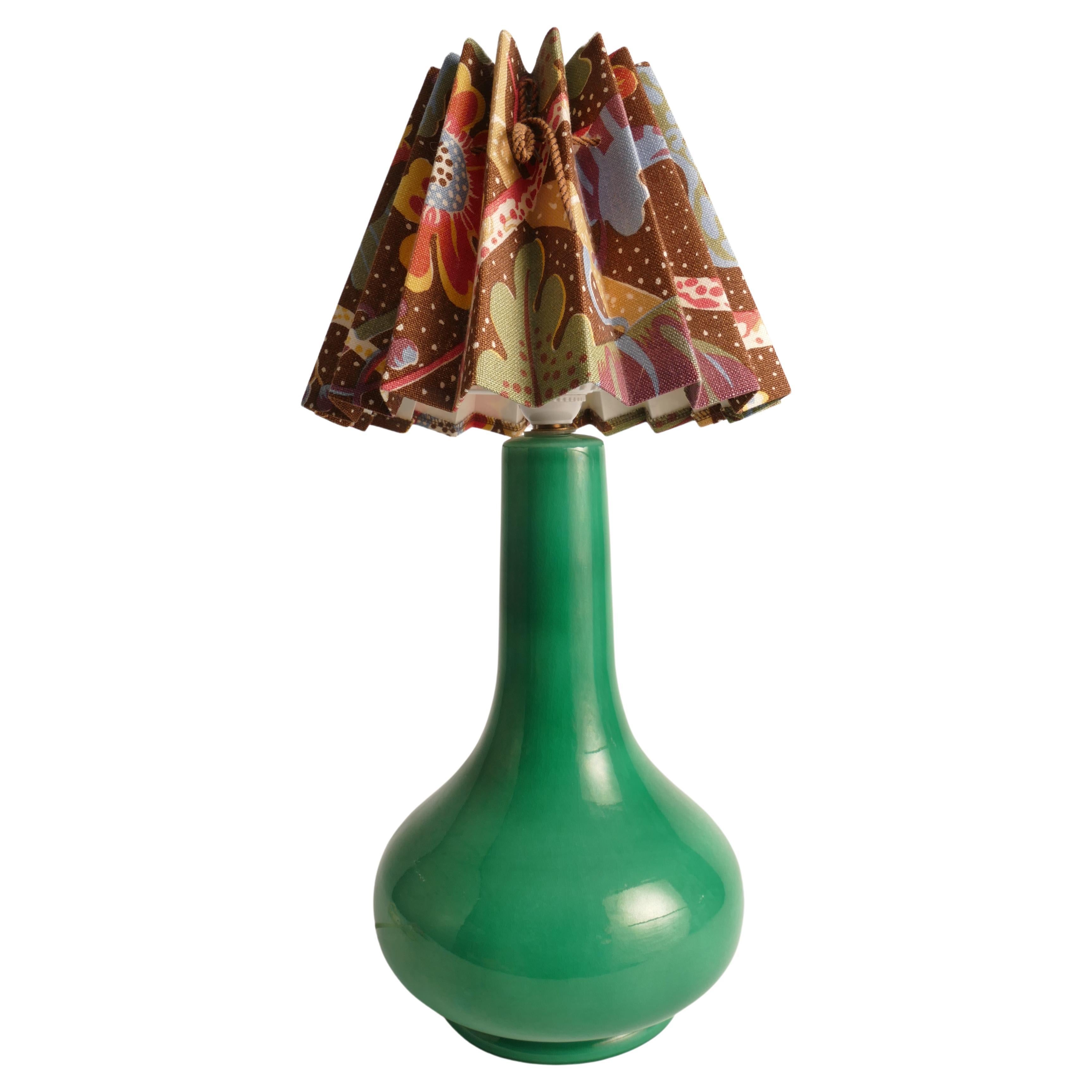 Mid-Century Modern Emerald Green Casa Pupo of London Table Lamp, 1960's