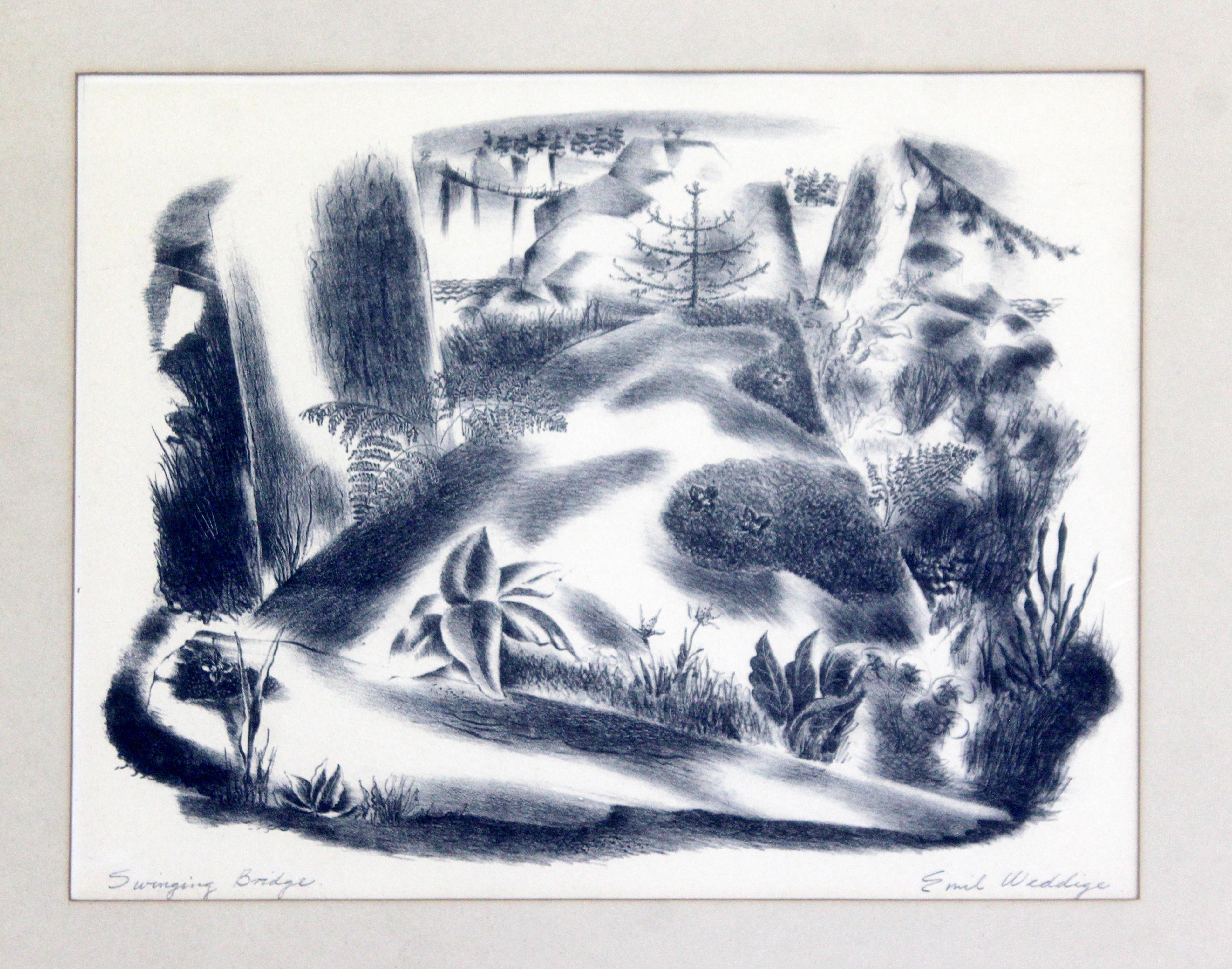 For your consideration is a great, signed and numbered lithograph by Emil Weddige, entitled 