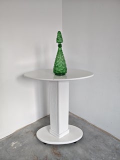 Flasche im Mid-Century-Modern-Stil aus grünem Glas, Empoli, Italien, 1960er Jahre