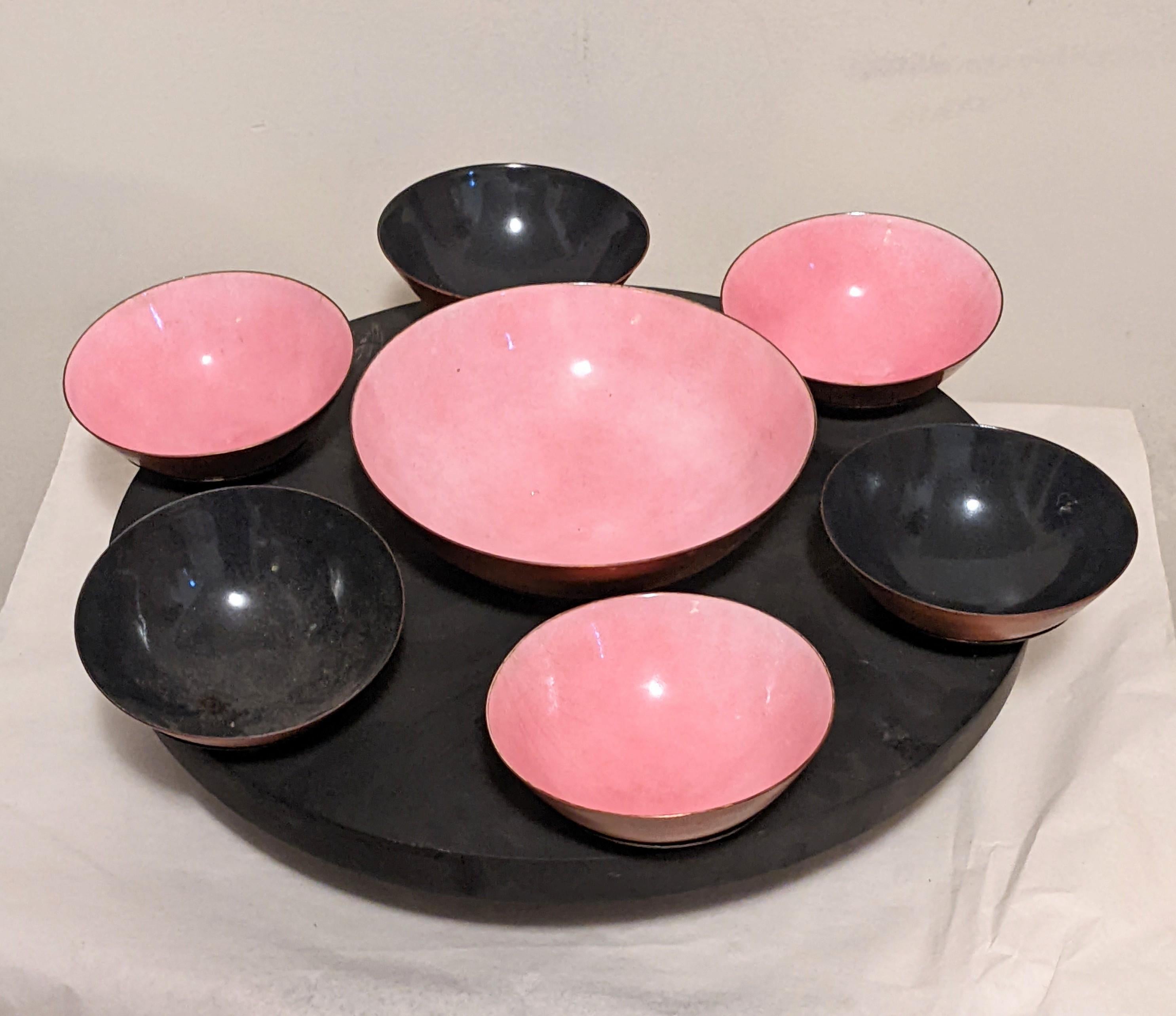 mid century lazy susan