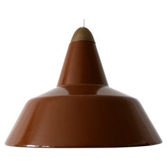 Mid-Century Modern Enameled Pendant Lamp by Louis Poulsen, Denmark, 1960s
