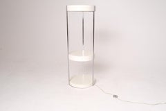 Kovaks Mid-Century Modern Enameled Steel Floor Lamp & Display Shelving