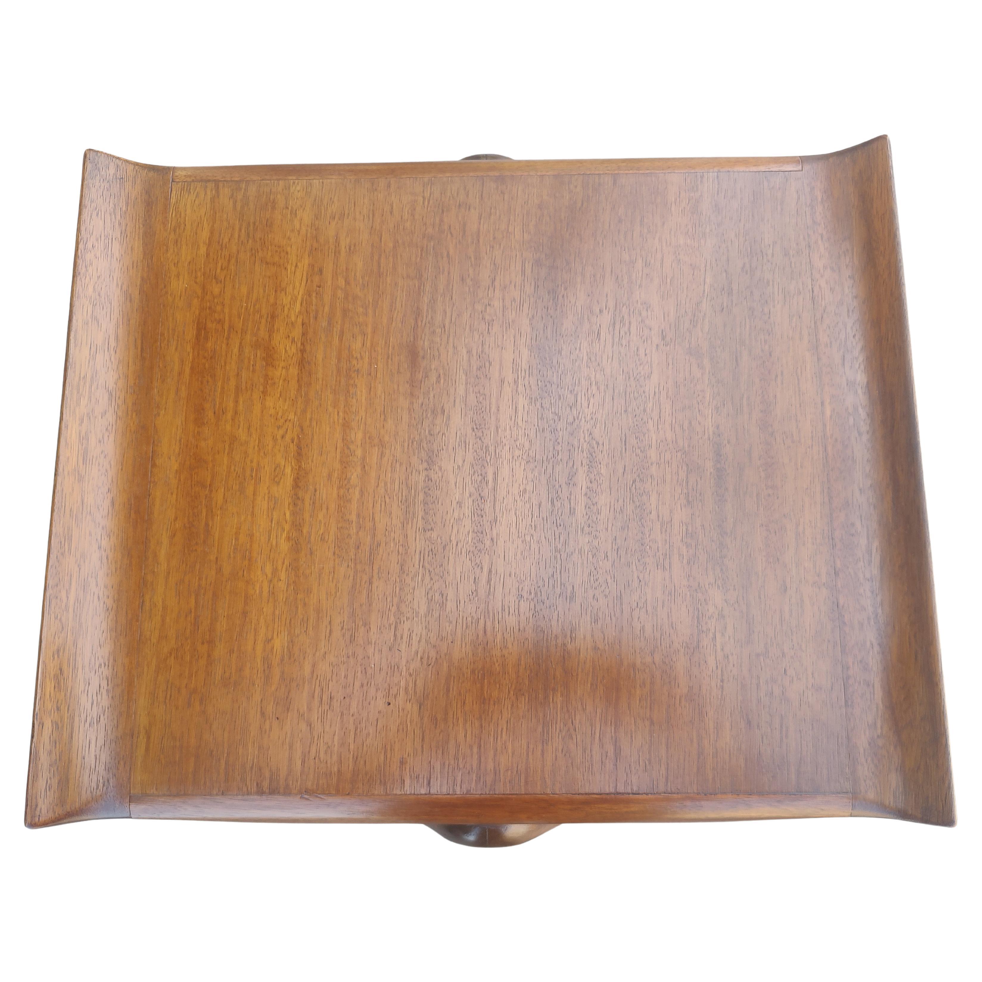 Italian Mid Century Modern End Sofa Walnut Table Attributed to Ico & Luisa Parisi C1955 For Sale